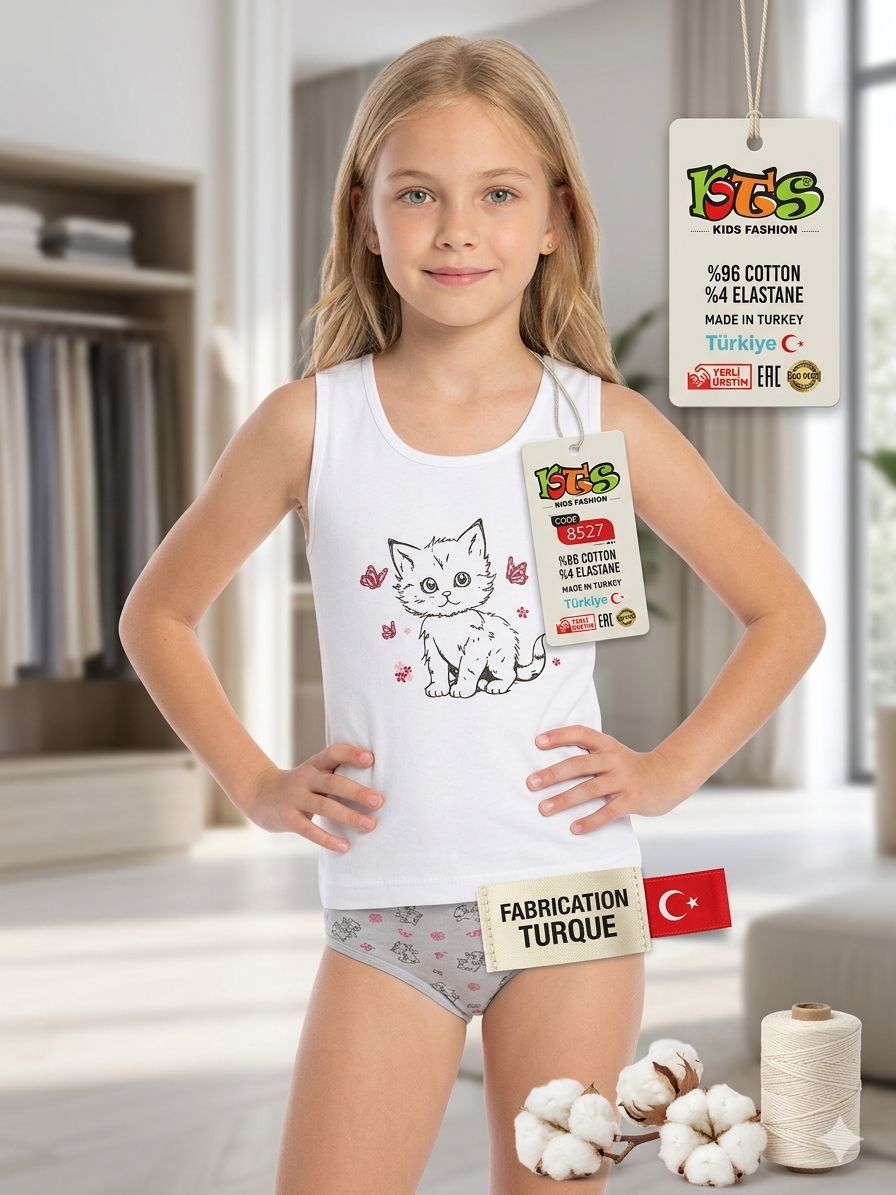 Kids Cotton Underwear Set