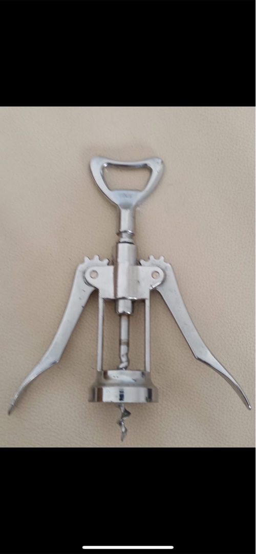 Winged Corkscrew Bottle Opener