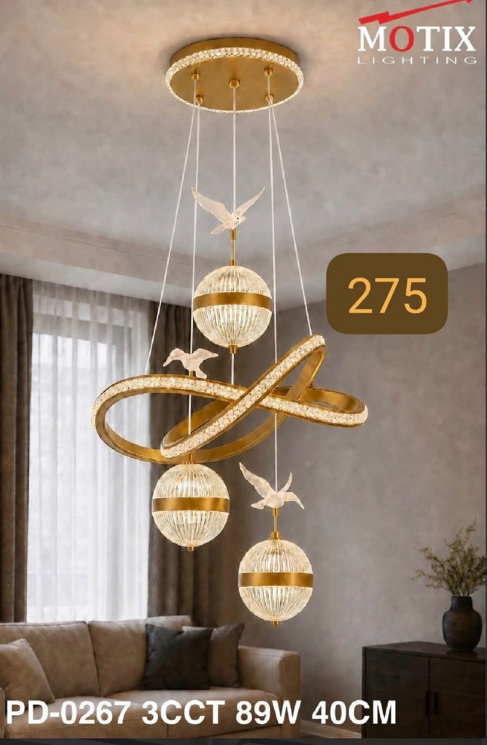 ثريا مواتكس إضاءة PD-0267 3CCT 89W 40CM