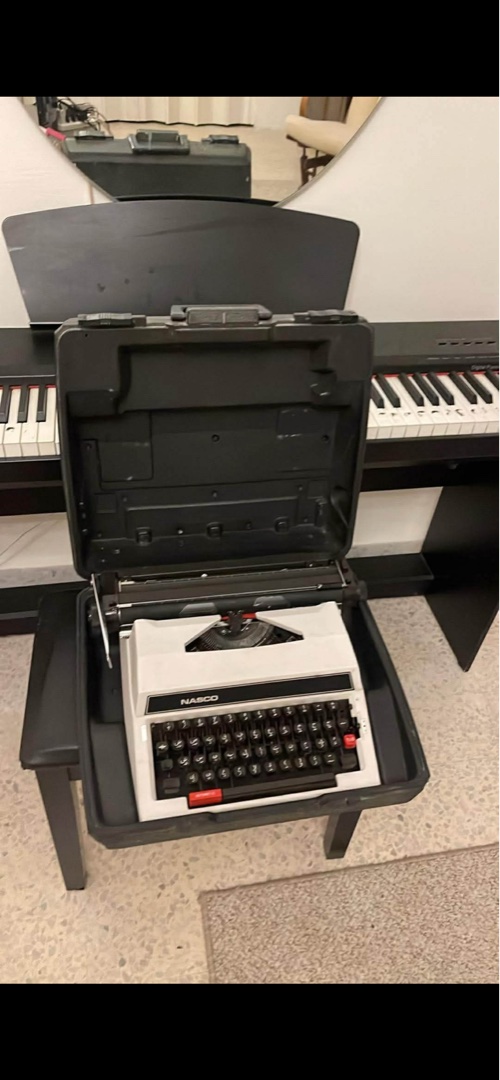 Nasco Typewriter with Case