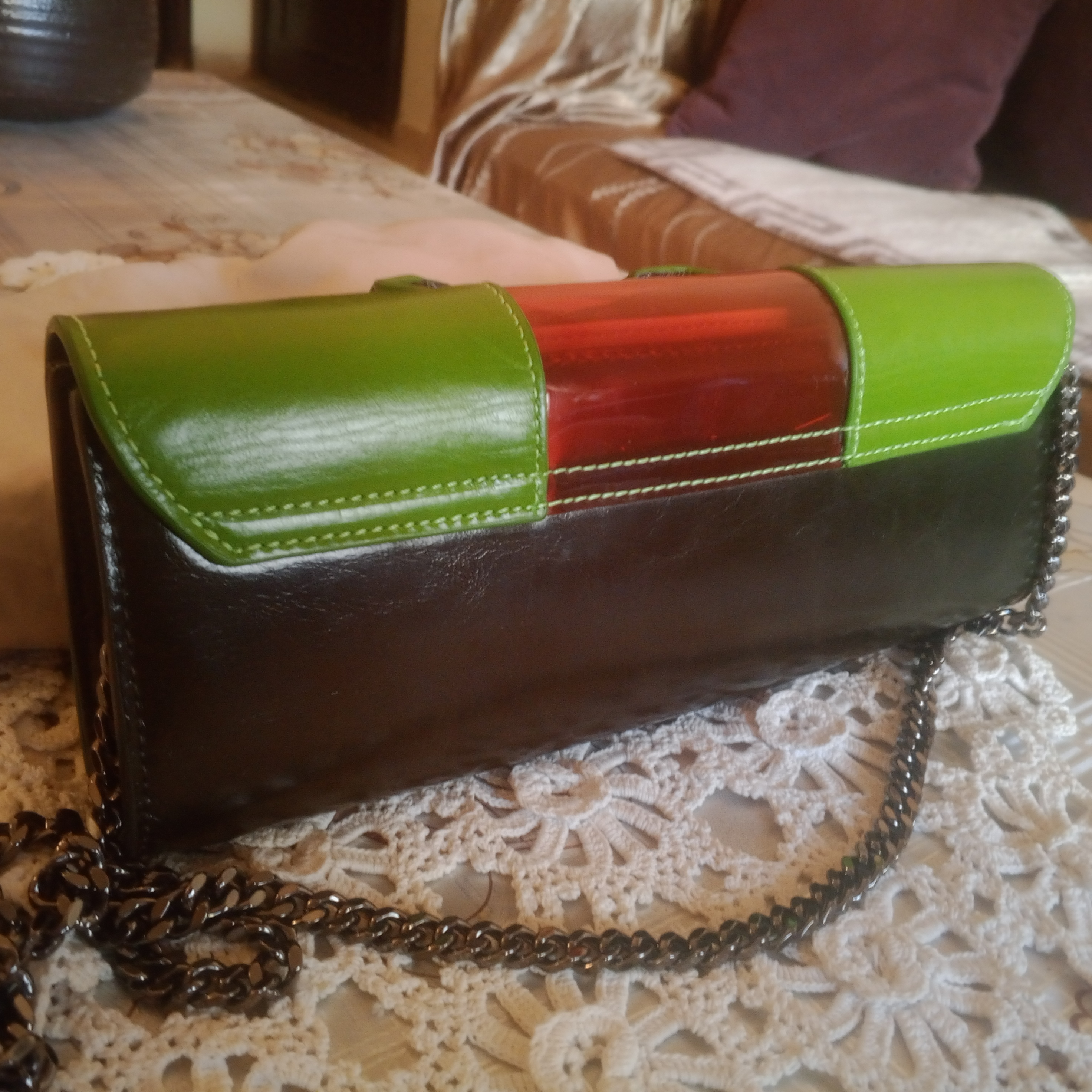 Stylish Clutch Bag with Chain Strap 4