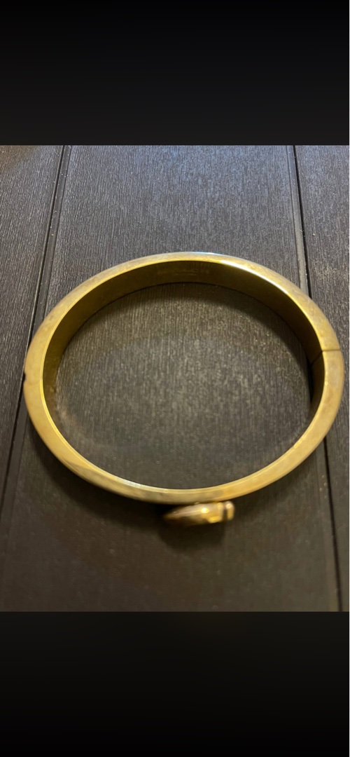 Coach Blackgold Bangle Bracelet