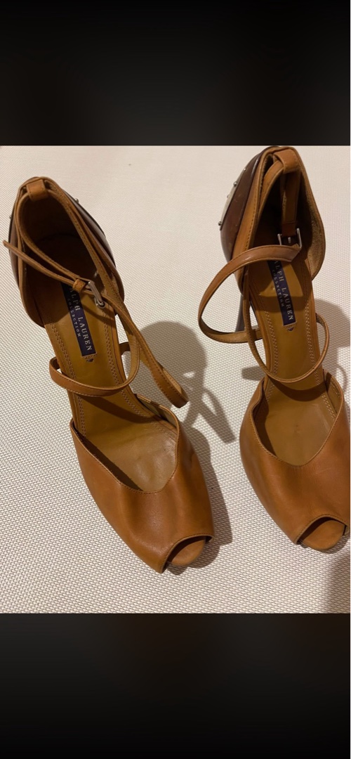 Ralph Lauren Peep Toe Heels