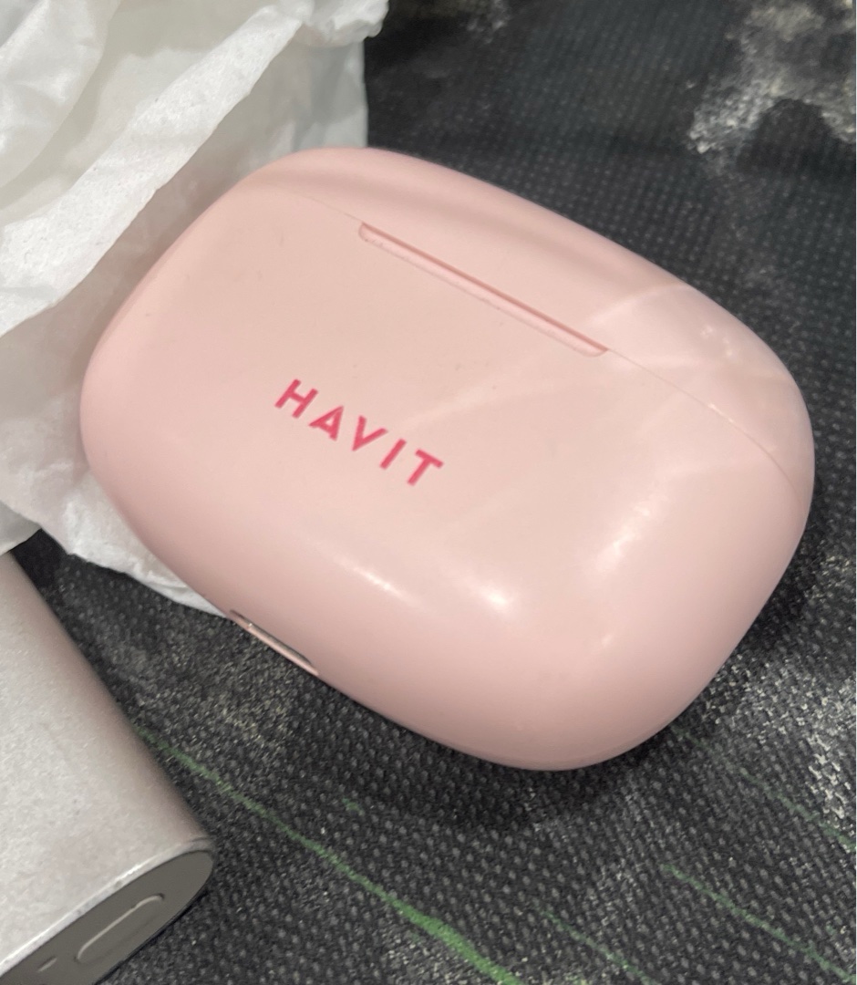 حافظة سماعات أذن HAVIT وردية