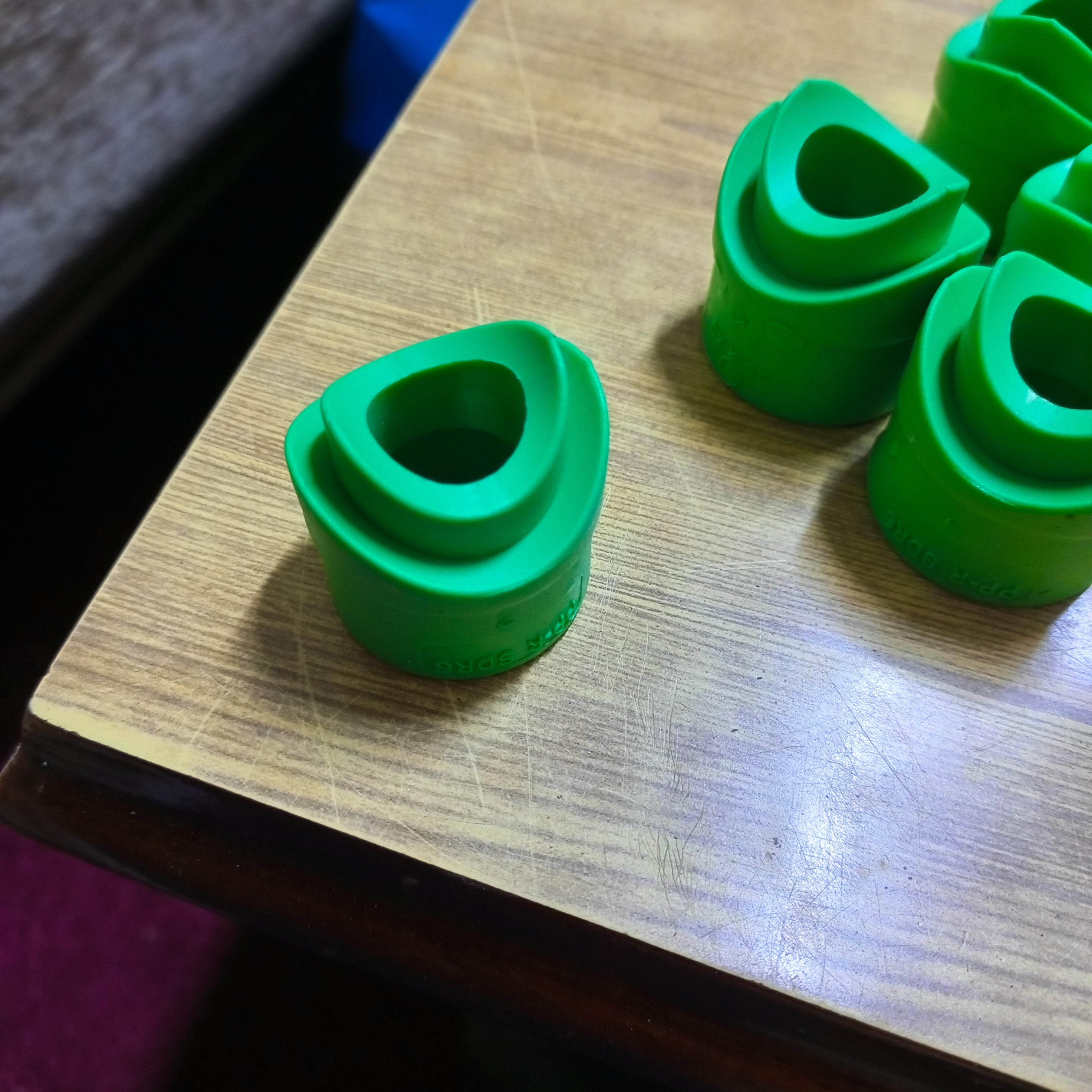 Green Plastic Spacers