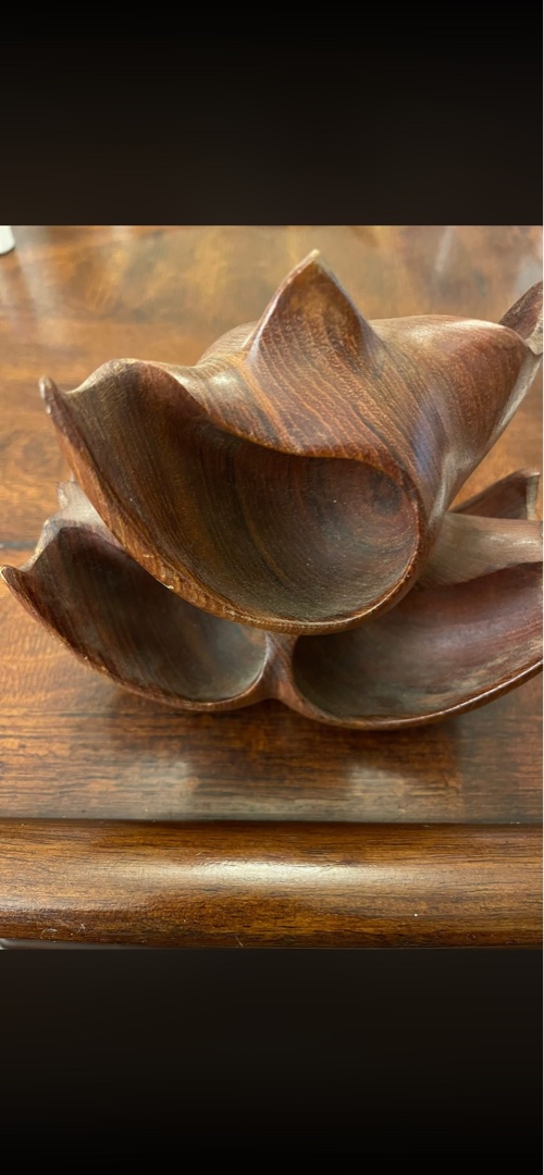Hand-carved Wooden Bowl 1