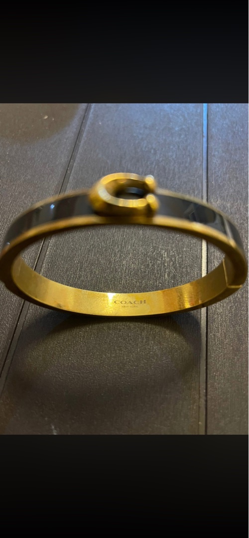 Coach Blackgold Bangle Bracelet 2