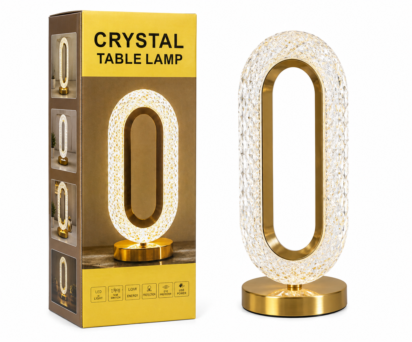 Crystal Table Lamp