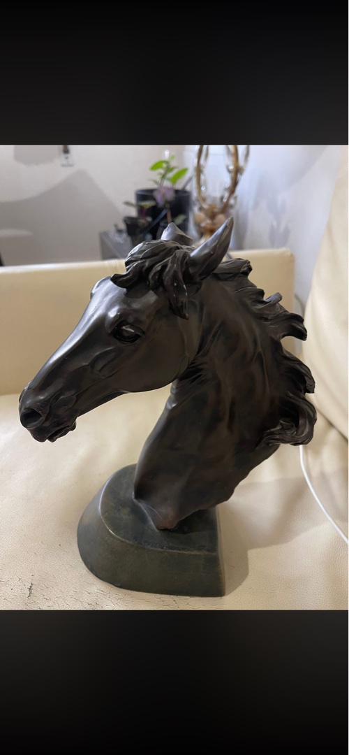 Horse head bonebronze horse head statue
