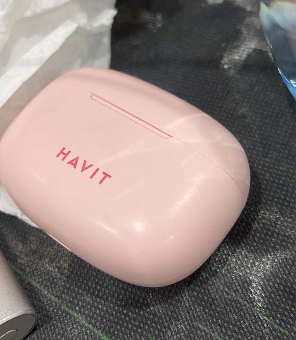 حافظة سماعات أذن HAVIT وردية