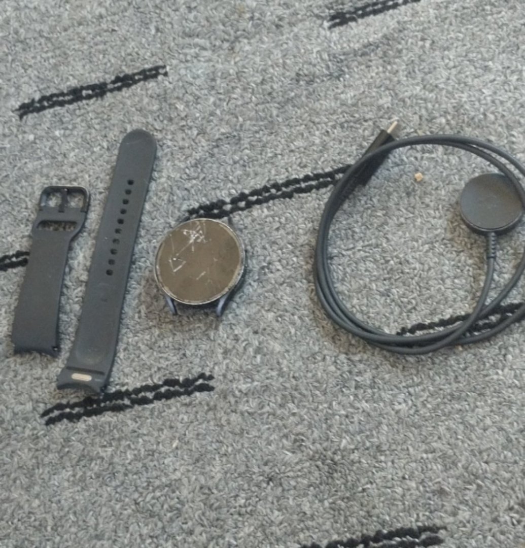 Smart watch with charger and straps