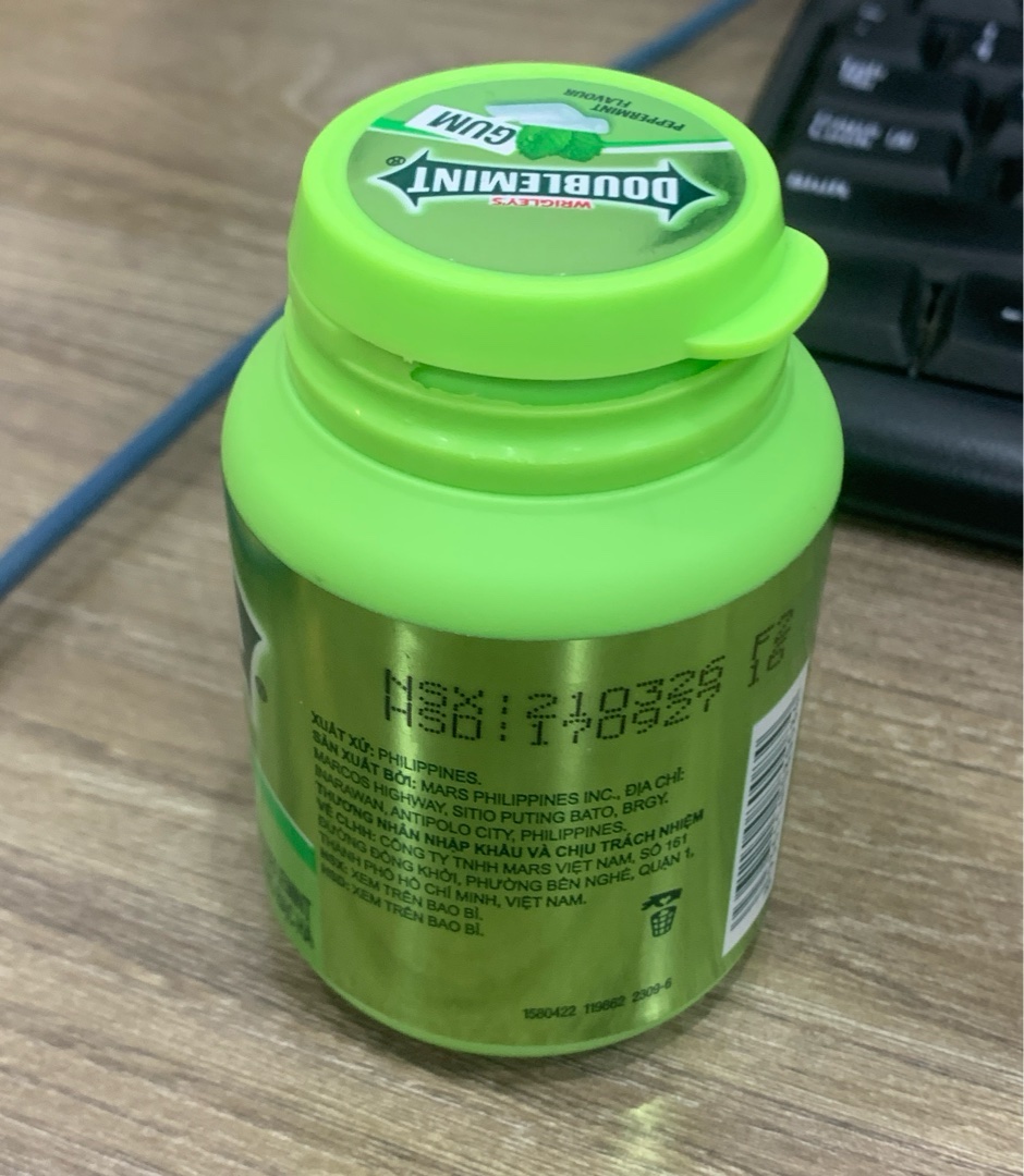Doublemint Gum Bottle