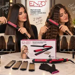 مكواة تجعيد الشعر السيراميك متعددة التصفيف من ENZO Professional EN-5178
