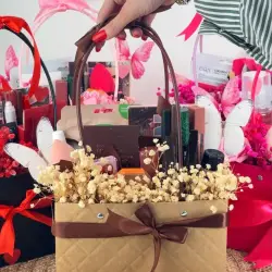 Gift Basket with Beauty Products