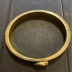 Coach Blackgold Bangle Bracelet
