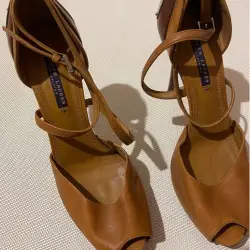 Ralph Lauren Peep Toe Heels