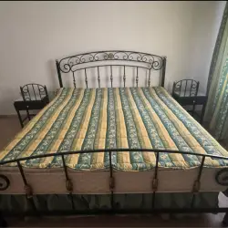 Bedroom Set with Wrought Iron Bed