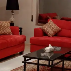 طقم طاولة قهوة زجاج