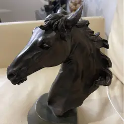 Horse head bonebronze horse head statue