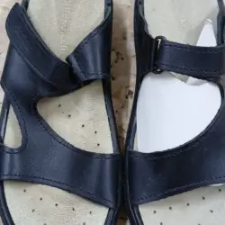 Black Leather Sandals